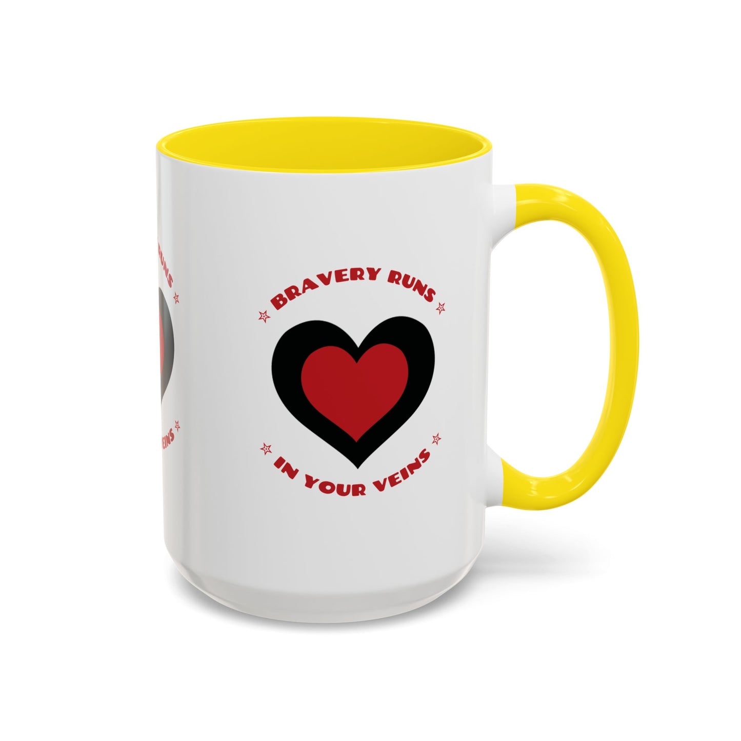 Firefighter Accent Coffee Mug – Bravery runs in your veins