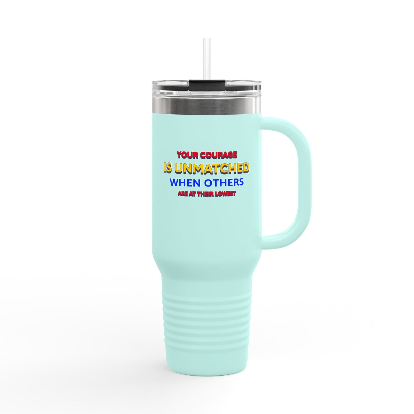 EMS Insulated Travel Mug, 40oz - Your courage is unmatched when others are at their lowest