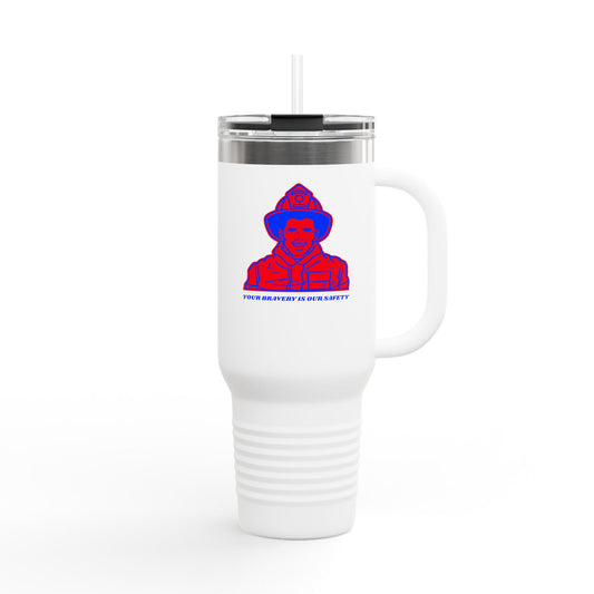 Firefighter Insulated Travel Mug, 40oz – Your bravery is our safety
