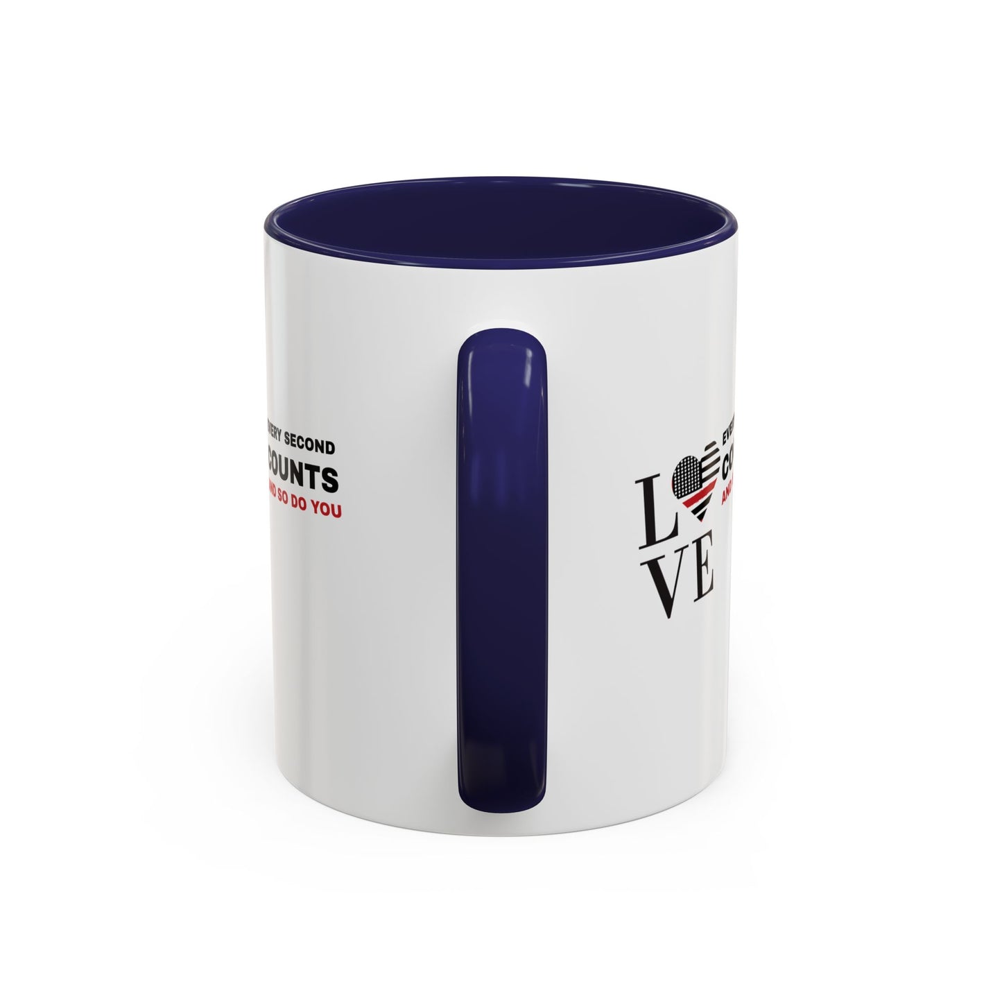 Firefighter Accent Coffee Mug – Every second counts, and so do you