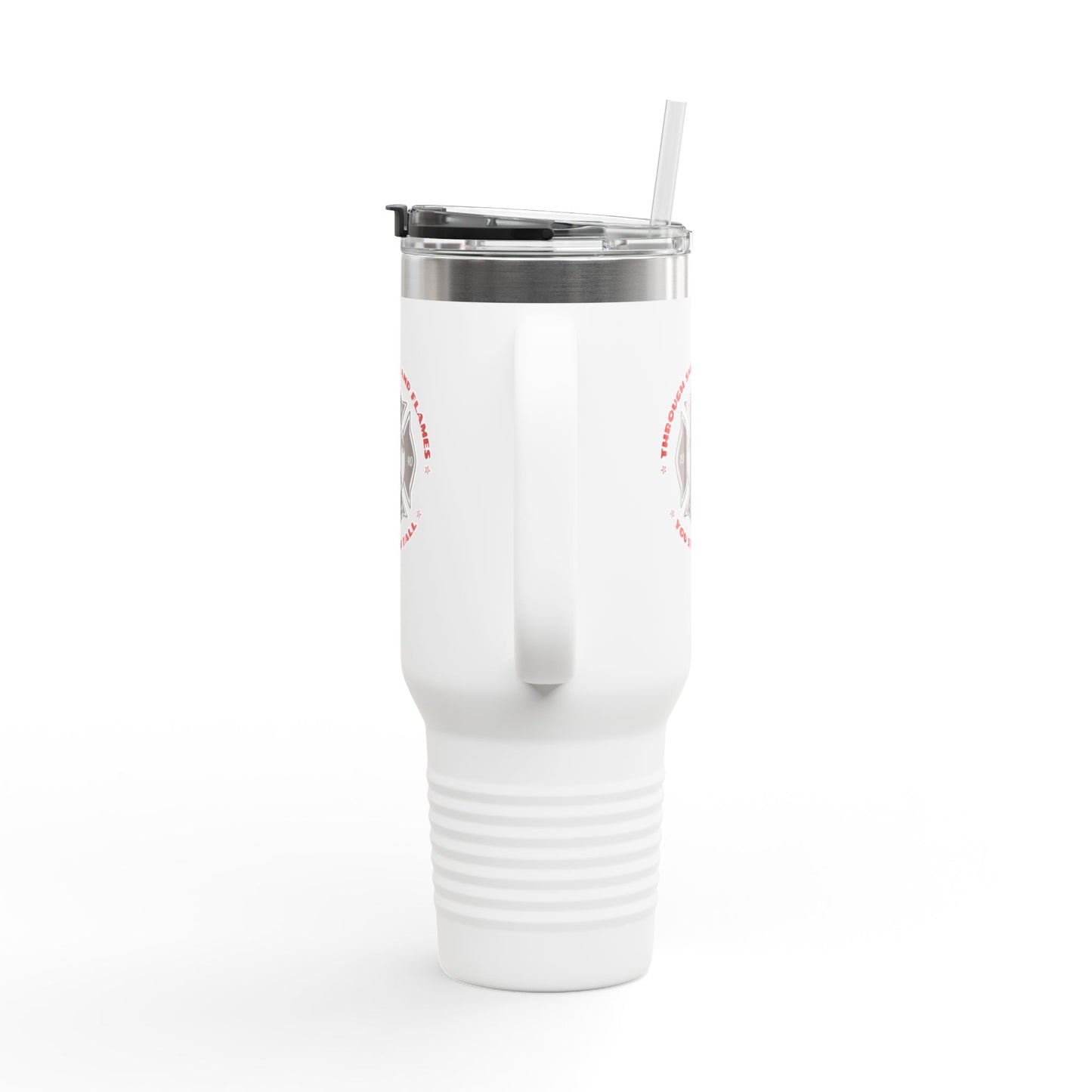 Firefighter Insulated Travel Mug, 40oz – Through smoke and flames, you stand tall