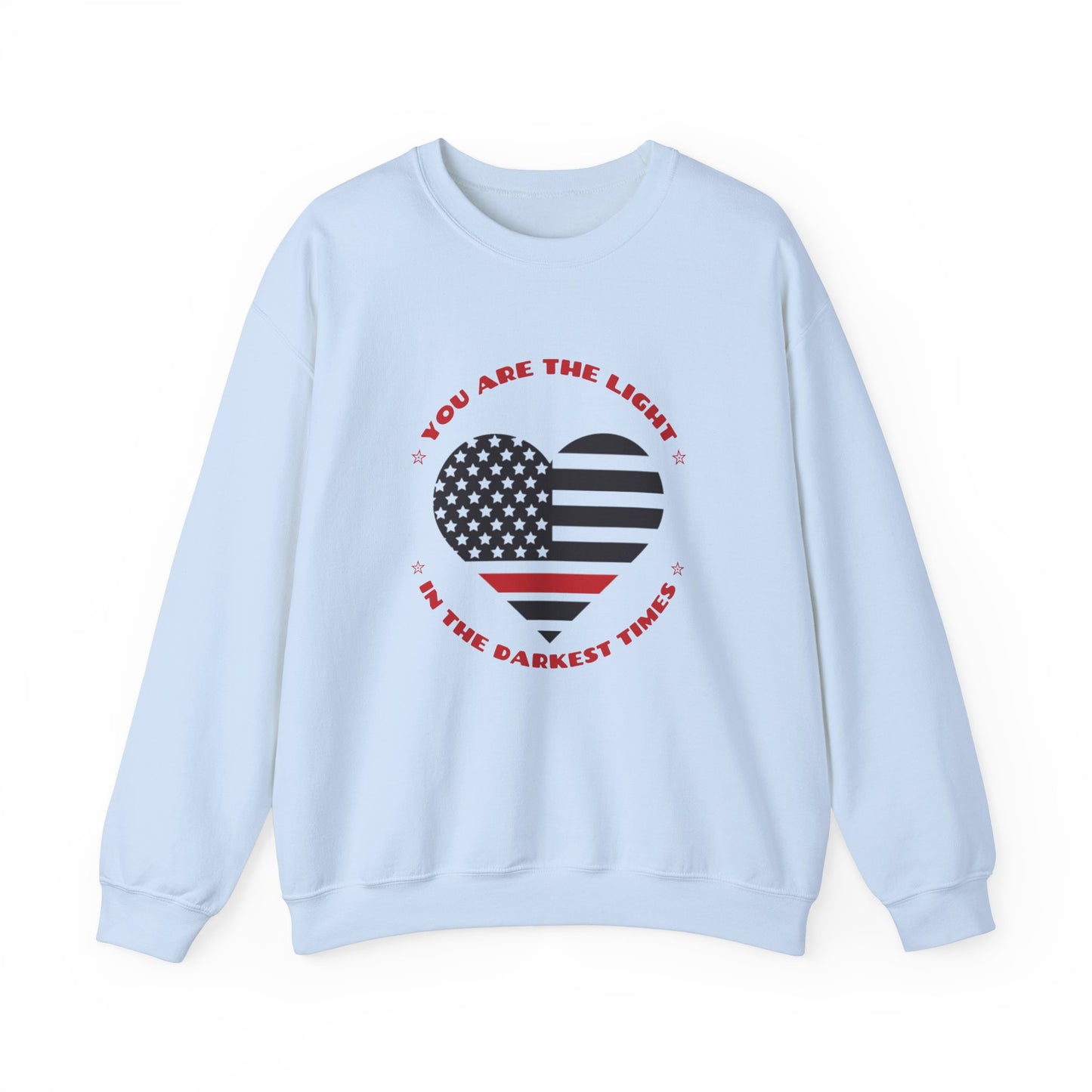 Firefighter Unisex Heavy Blend Crewneck Sweatshirt – You are the light in the darkest times