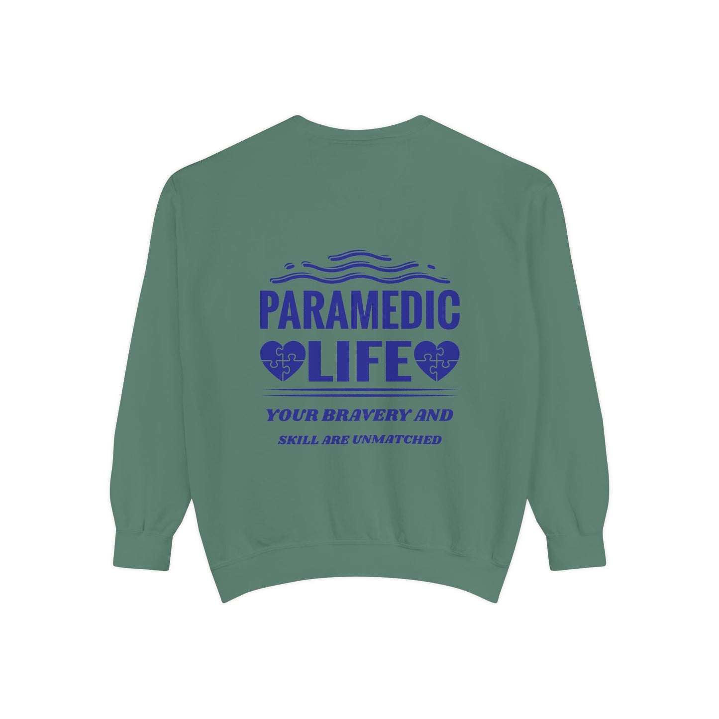 EMS Unisex Garment-Dyed Sweatshirt –Your bravery and skill are unmatched