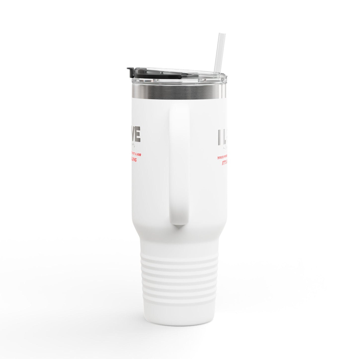 EMS Insulated Travel Mug, 40oz - Your work isn’t just a job, it’s a calling