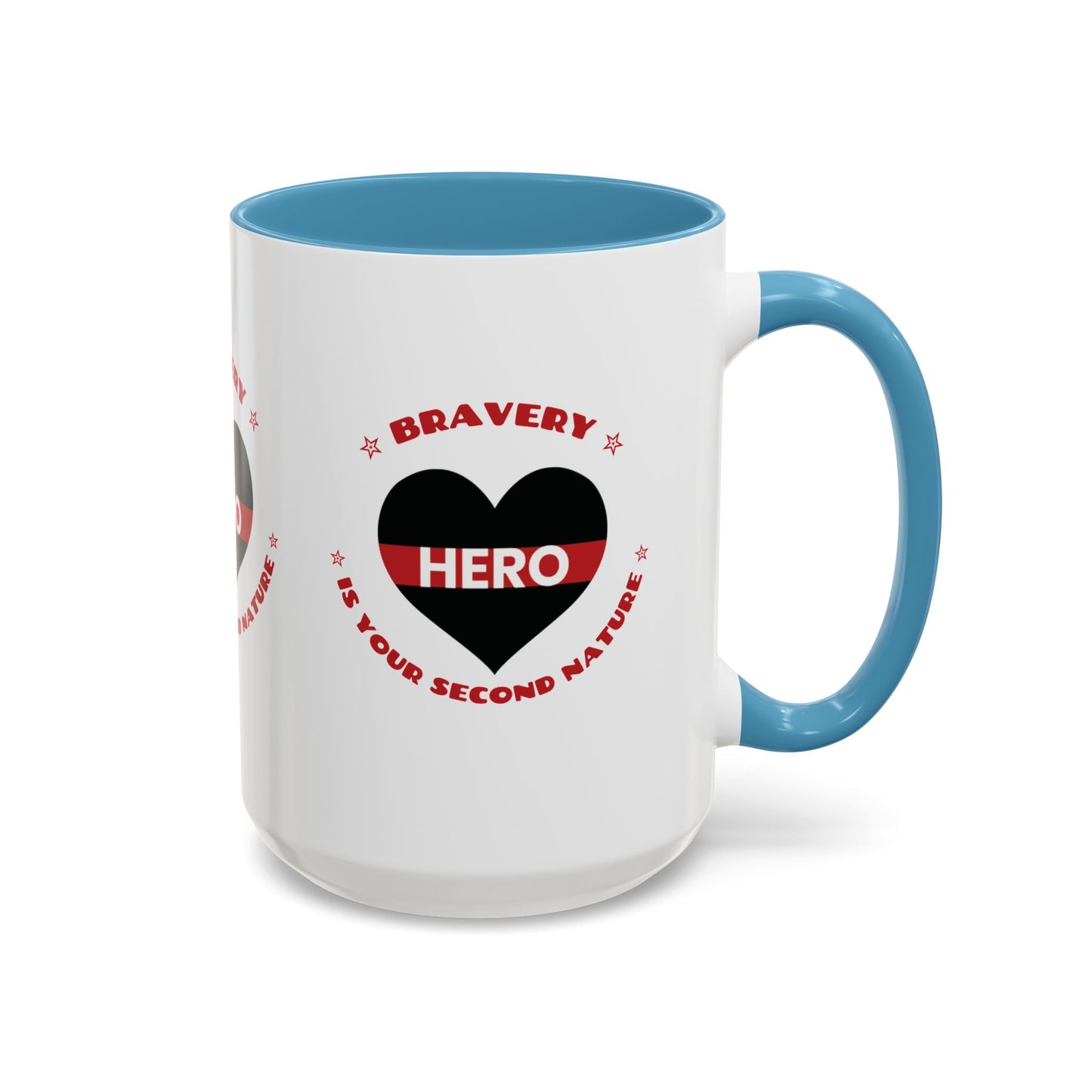 Firefighter Accent Coffee Mug – Bravery is your second nature