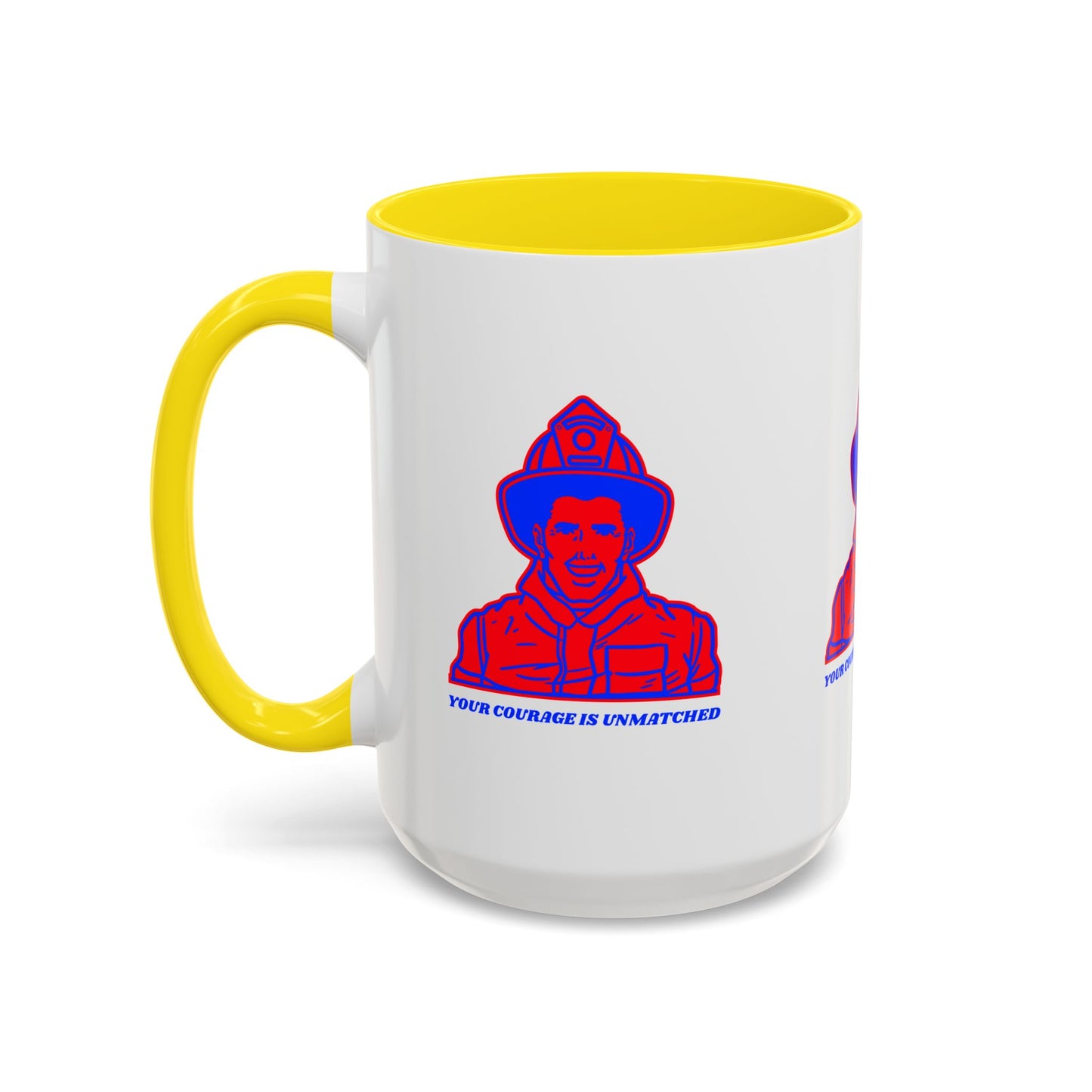 Firefighter Accent Coffee Mug – Your courage is unmatched