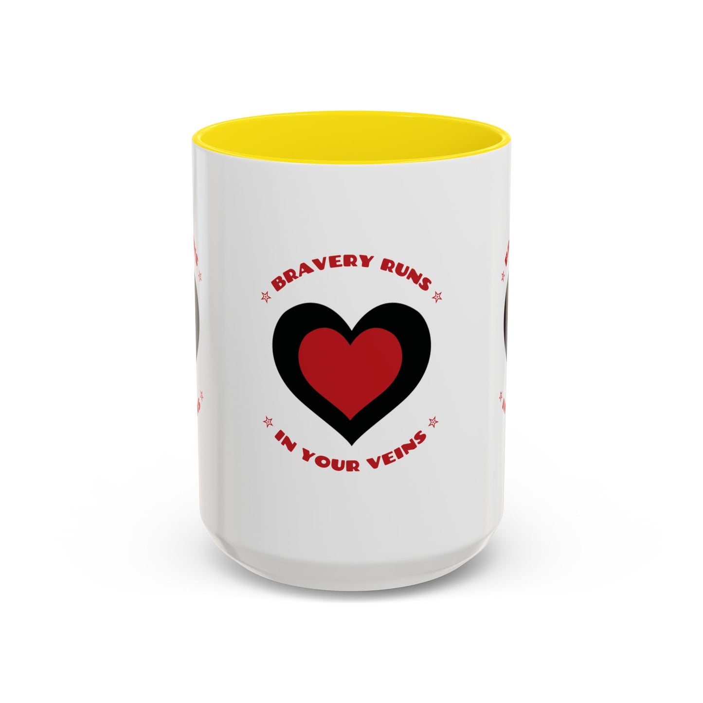 Firefighter Accent Coffee Mug – Bravery runs in your veins