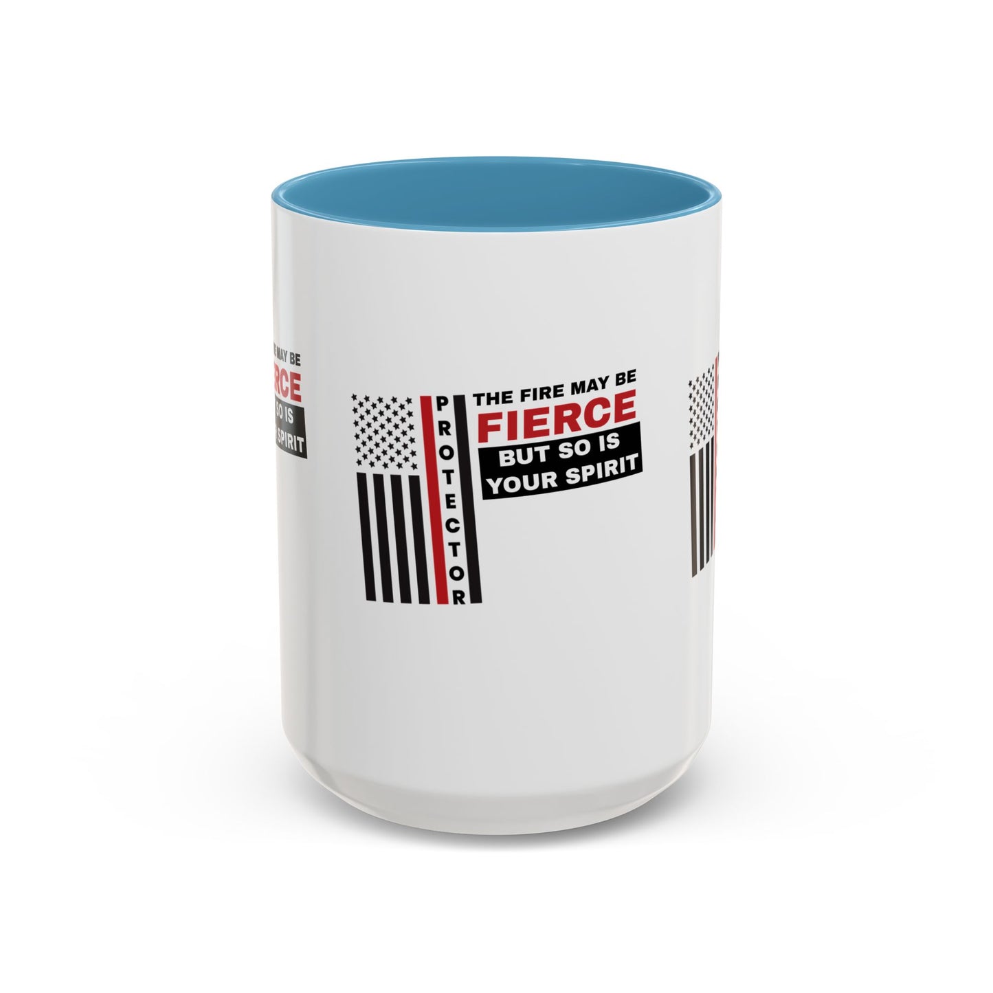 Firefighter Accent Coffee Mug – The fire may be fierce, but so is your spirit
