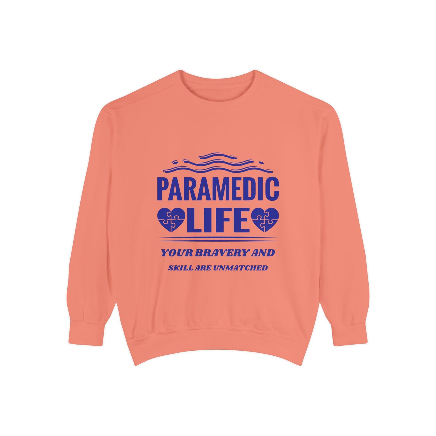 EMS Unisex Garment-Dyed Sweatshirt –Your bravery and skill are unmatched