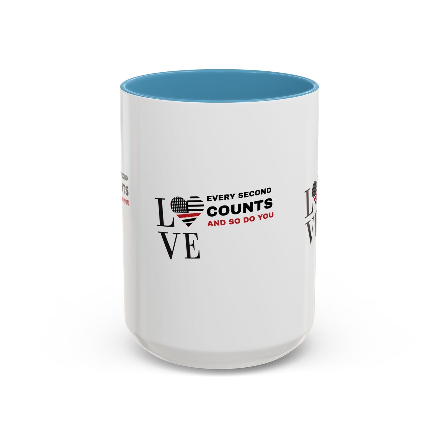 Firefighter Accent Coffee Mug – Every second counts, and so do you