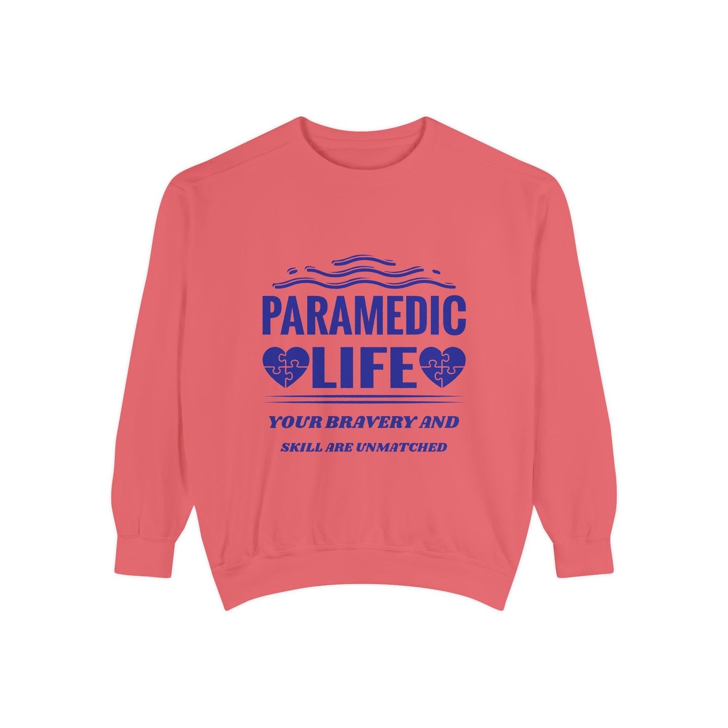 EMS Unisex Garment-Dyed Sweatshirt –Your bravery and skill are unmatched