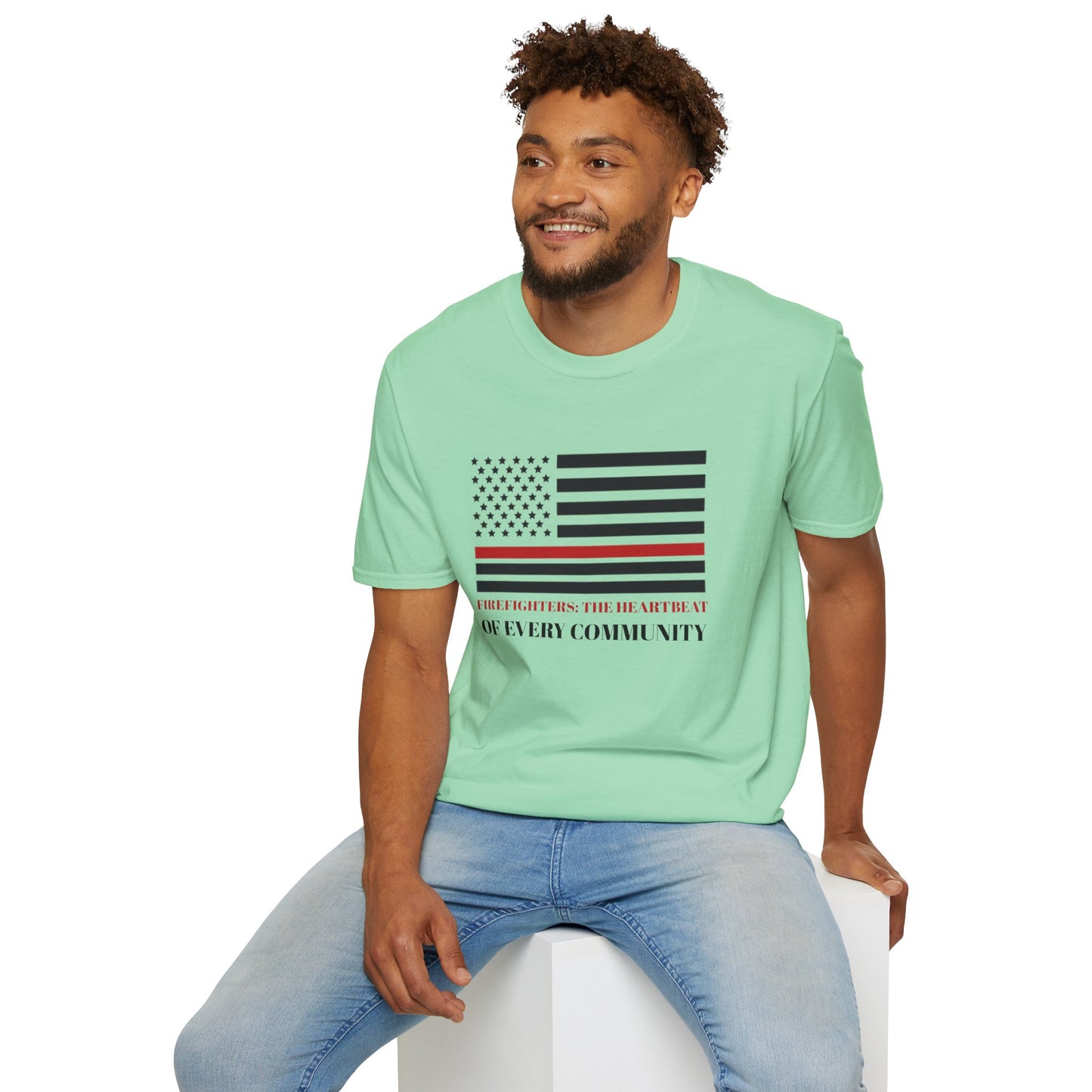 Firefighter Softstyle T-Shirt – Firefighters: The heartbeat of every community