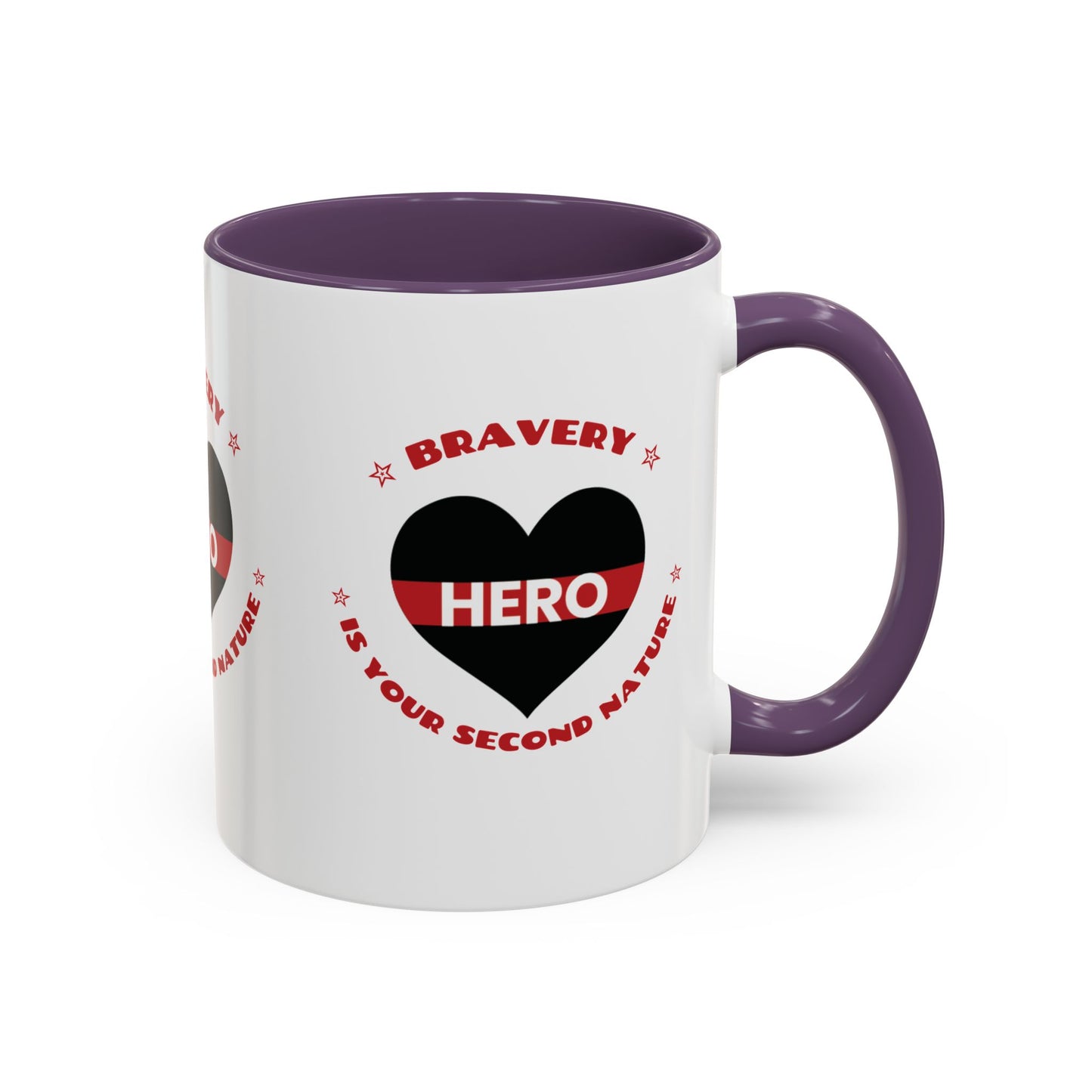 Firefighter Accent Coffee Mug – Bravery is your second nature