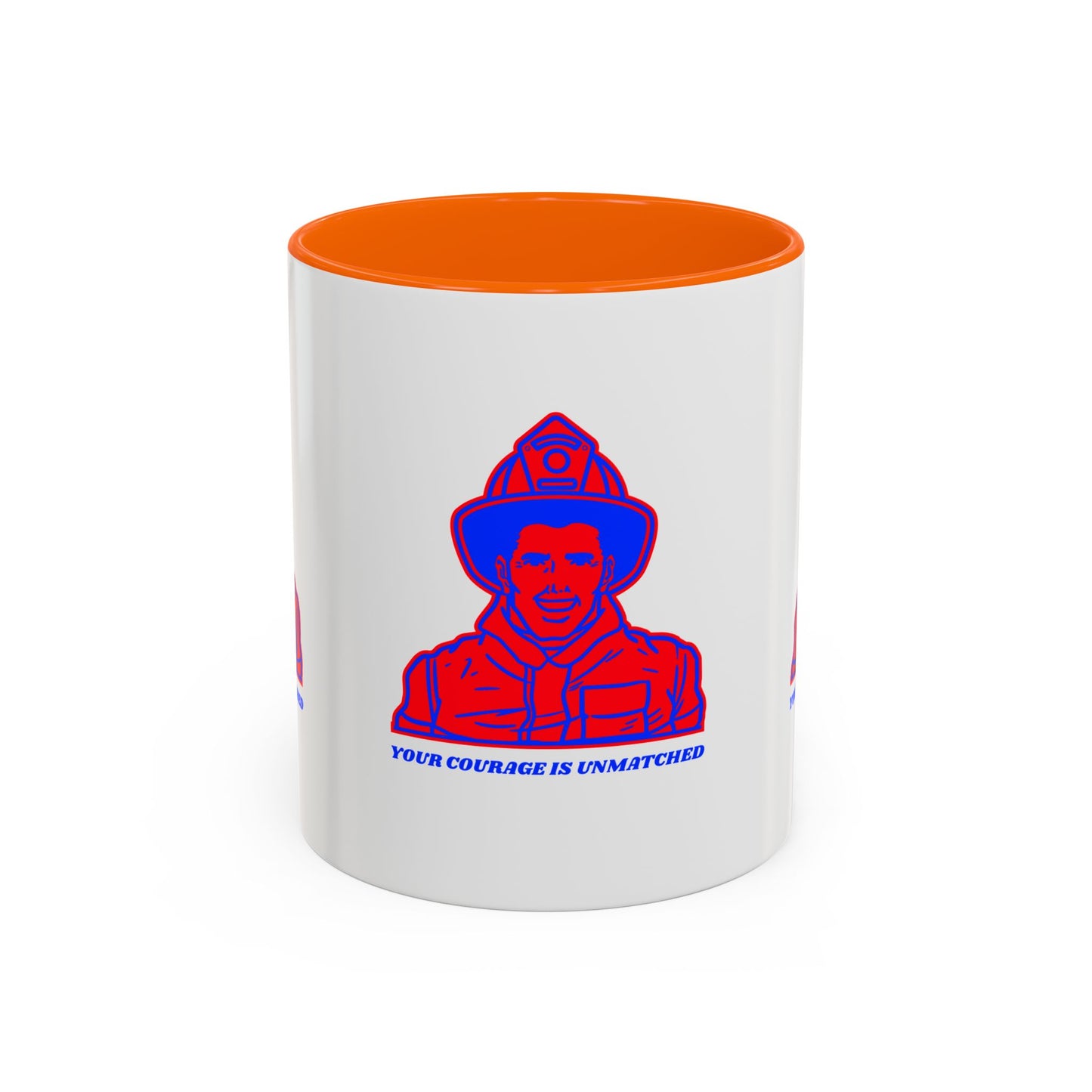 Firefighter Accent Coffee Mug – Your courage is unmatched