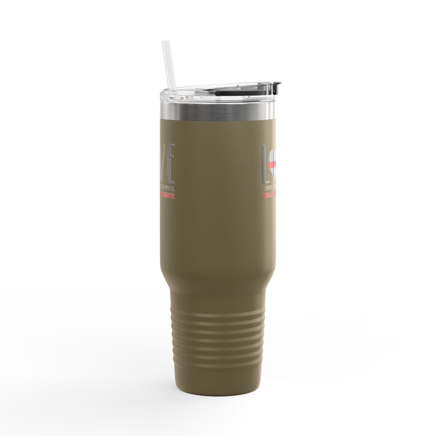 Firefighter Insulated Travel Mug, 40oz – Your courage is the spark that lights our hope