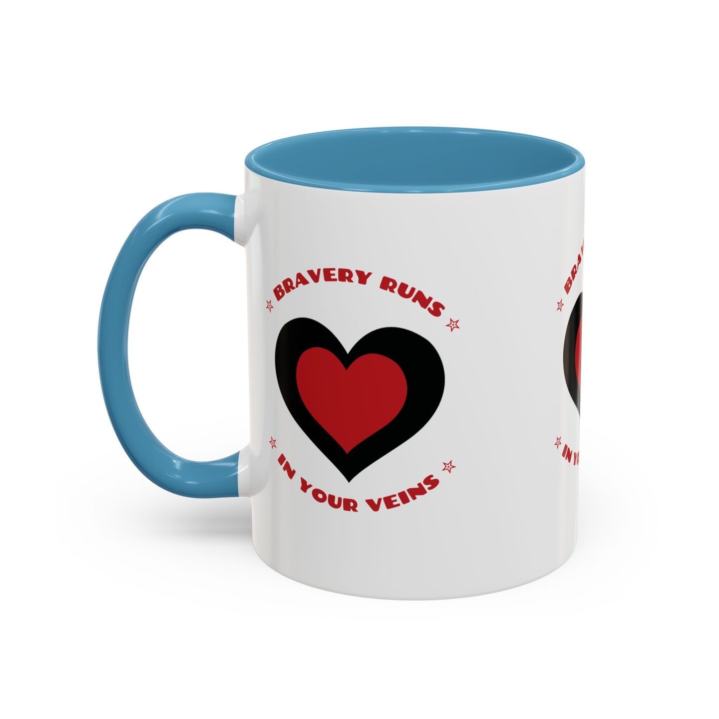 Firefighter Accent Coffee Mug – Bravery runs in your veins
