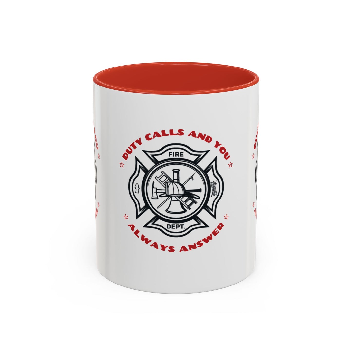 Firefighter Accent Coffee Mug – Duty calls, and you always answer