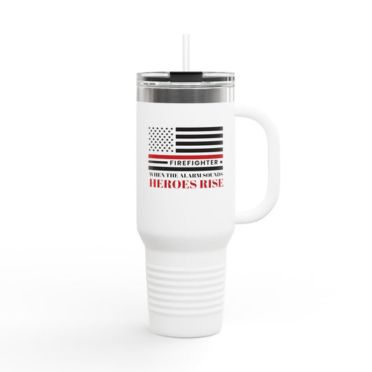 Firefighter Insulated Travel Mug, 40oz – When the alarm sounds, heroes rise