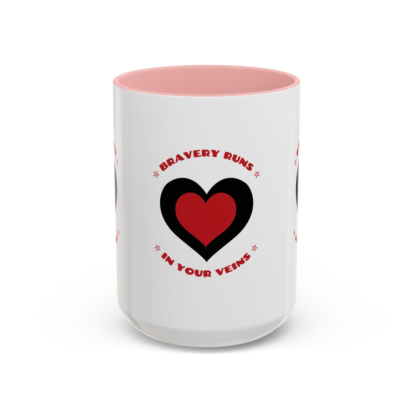 Firefighter Accent Coffee Mug – Bravery runs in your veins