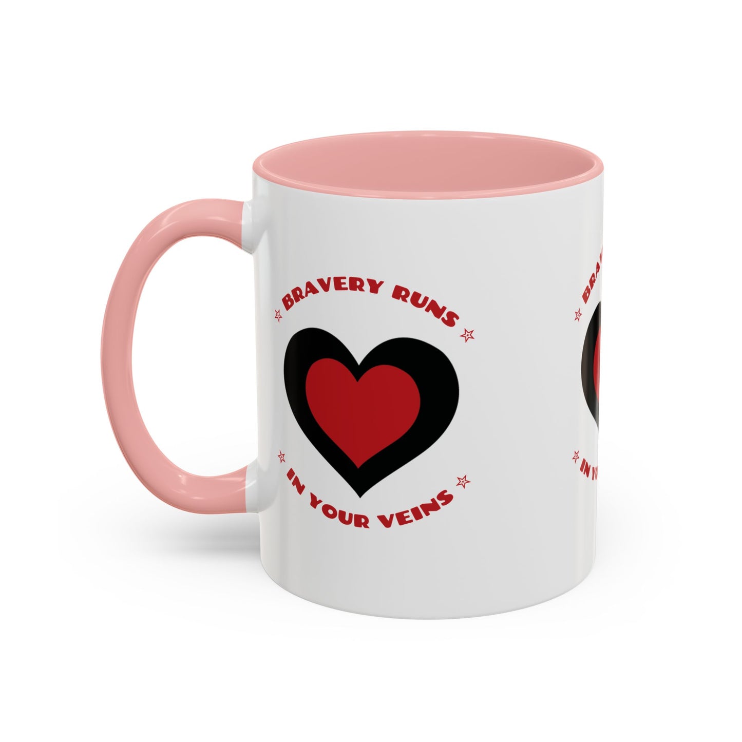 Firefighter Accent Coffee Mug – Bravery runs in your veins