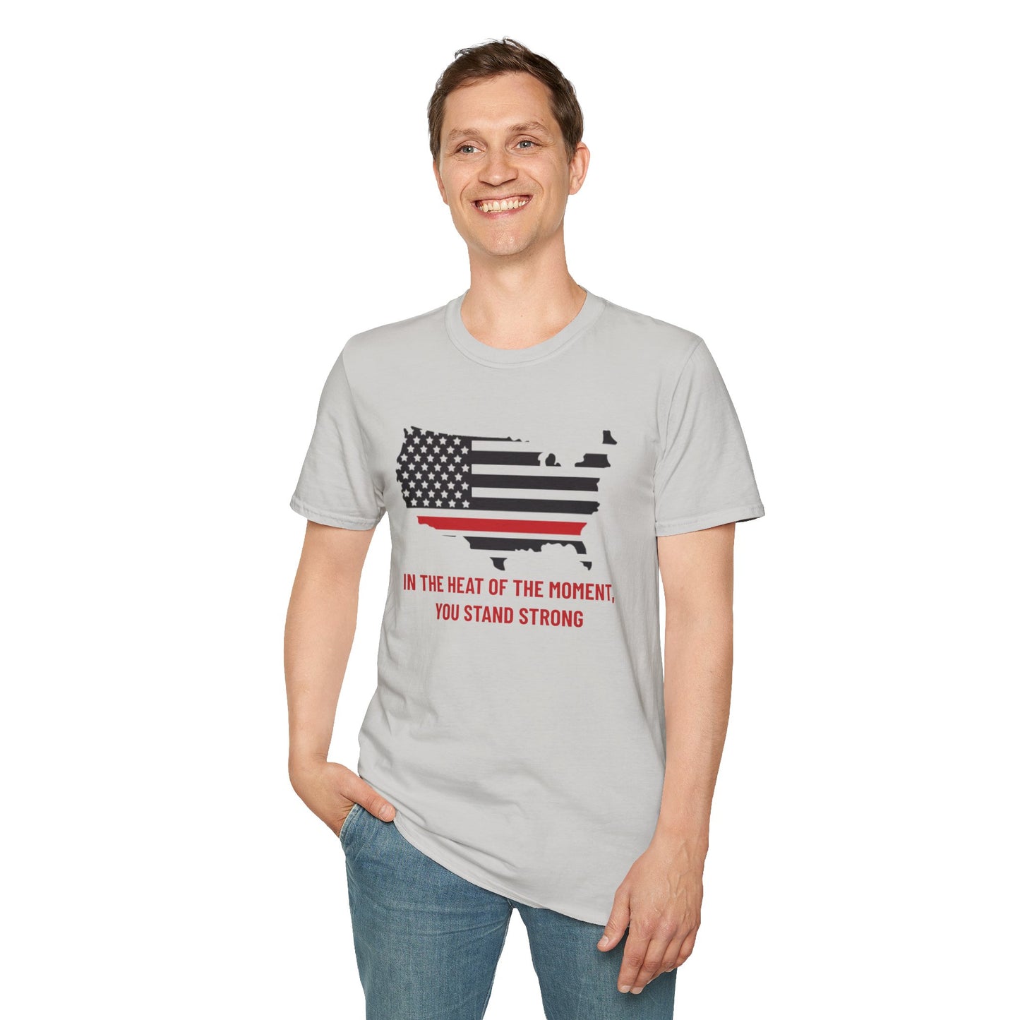 Firefighter Softstyle T-Shirt – In the heat of the moment, you stand strong