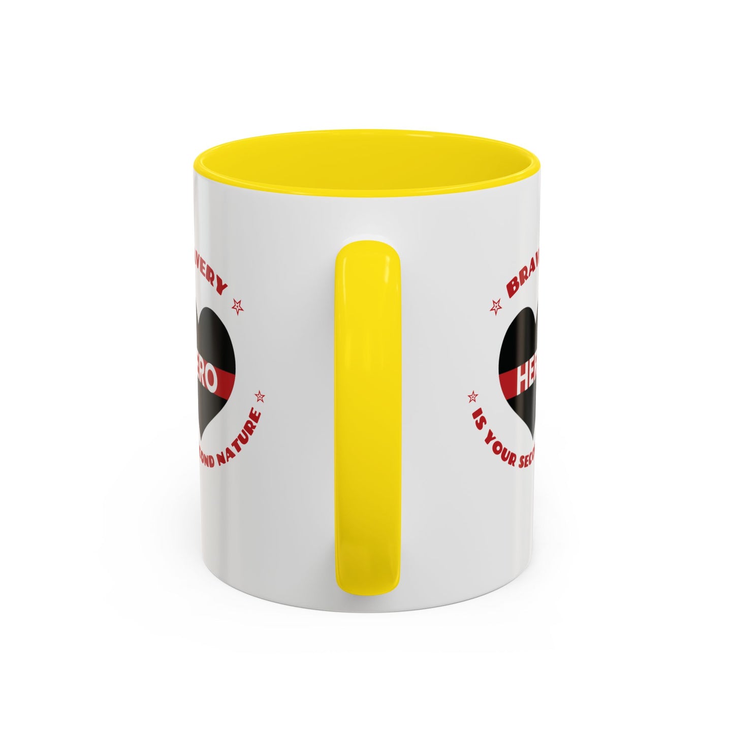 Firefighter Accent Coffee Mug – Bravery is your second nature