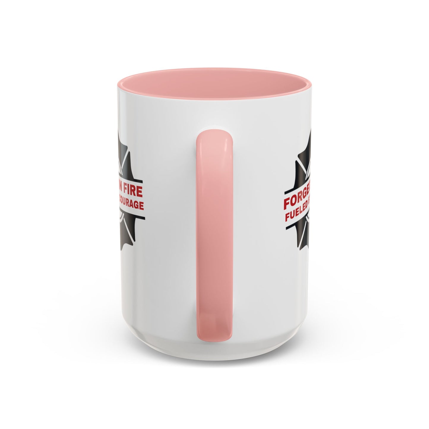 Firefighter Accent Coffee Mug – Forged in fire, fueled by courage
