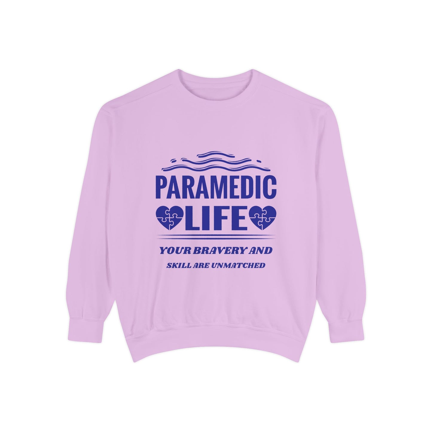 EMS Unisex Garment-Dyed Sweatshirt –Your bravery and skill are unmatched
