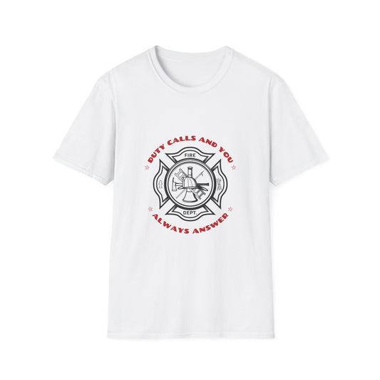 Firefighter Softstyle T-Shirt – Duty calls, and you always answer