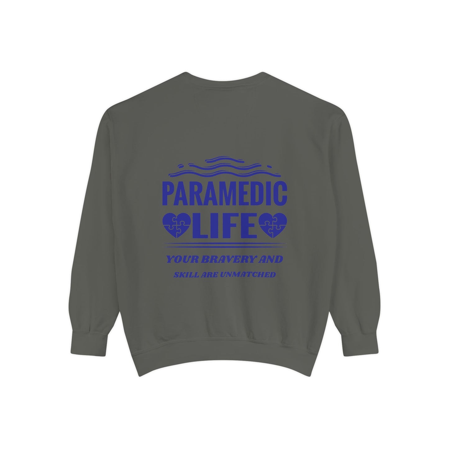 EMS Unisex Garment-Dyed Sweatshirt –Your bravery and skill are unmatched