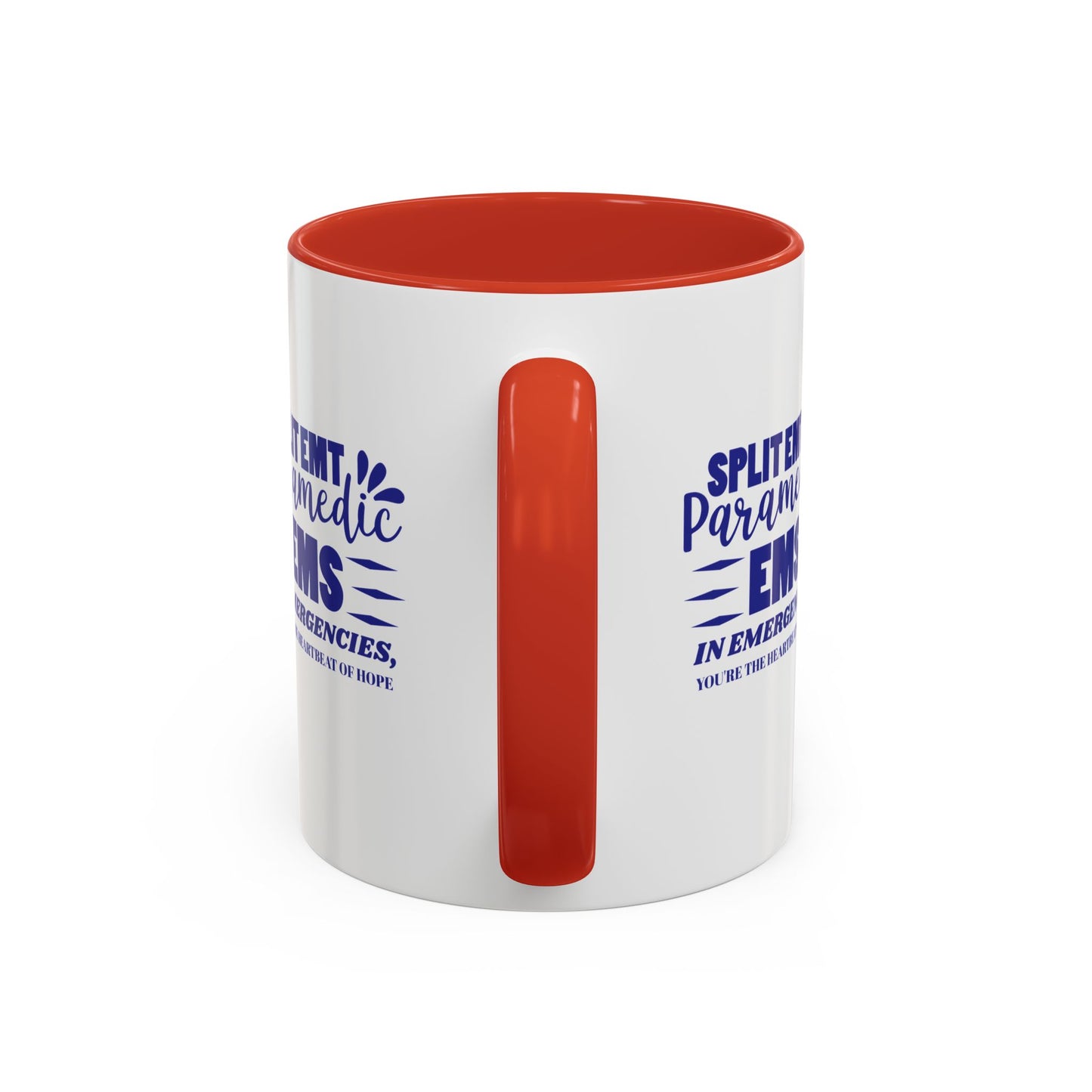 EMS Accent Coffee Mug – In emergencies, you're the heartbeat of hope