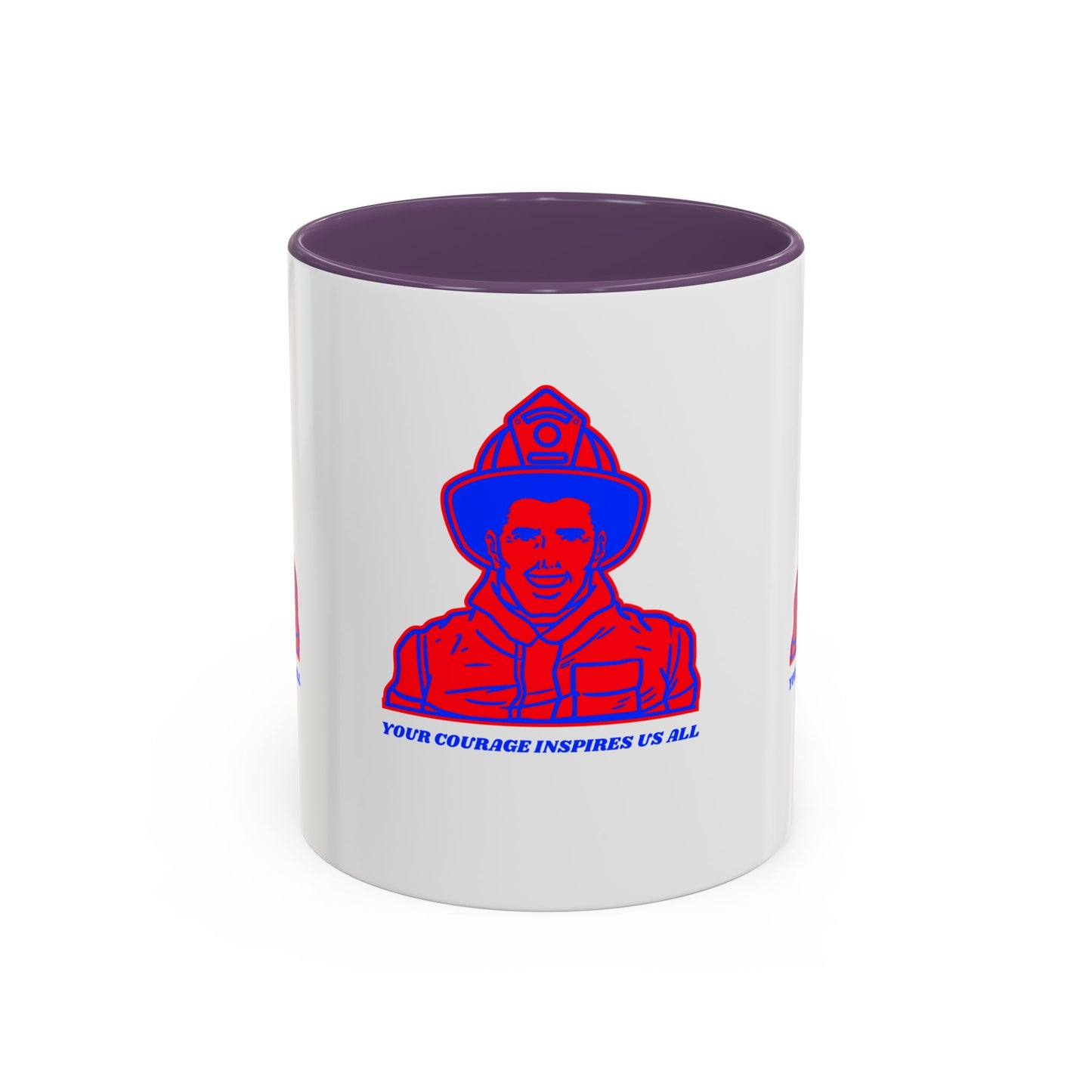 Firefighter Accent Coffee Mug – Your courage inspires us all