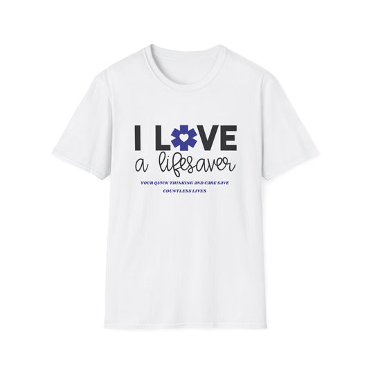 EMS Inspiration Softstyle T-Shirt – Your quick thinking and care save countless lives