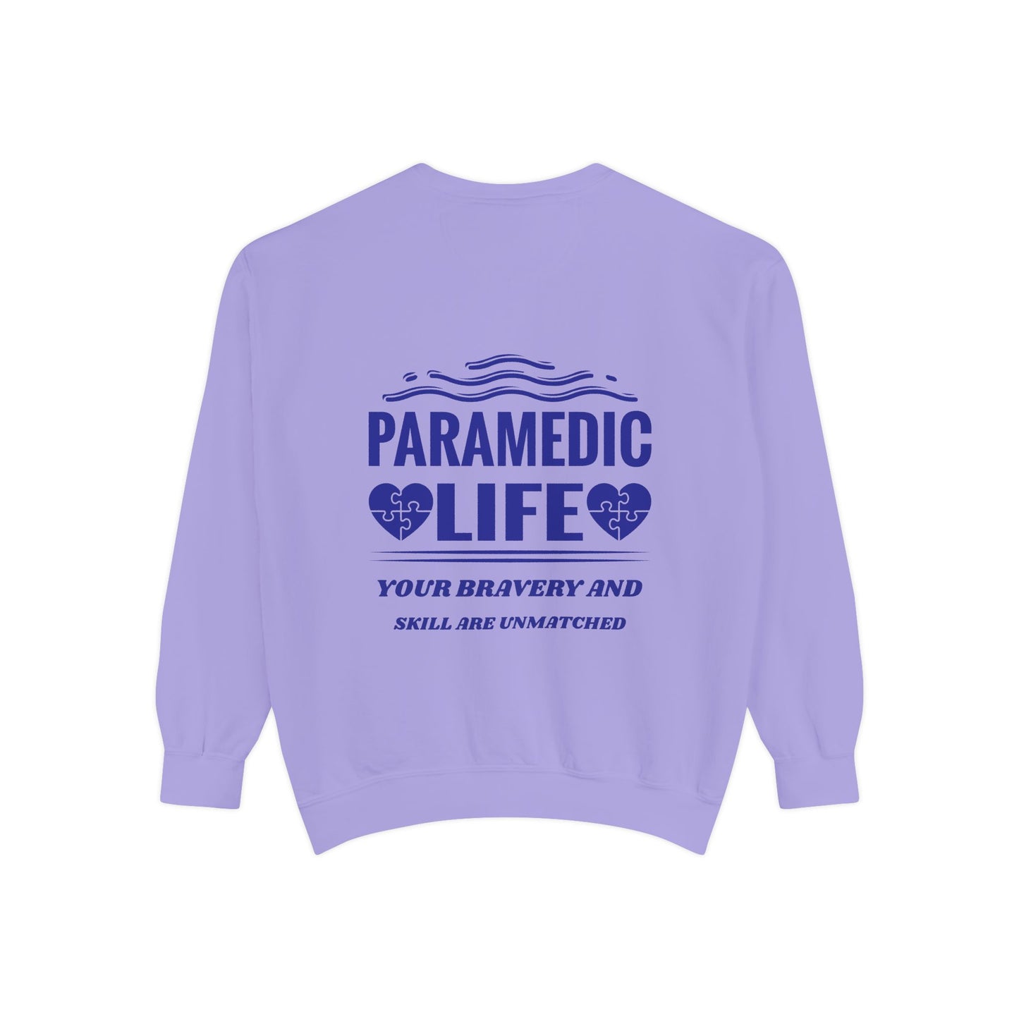 EMS Unisex Garment-Dyed Sweatshirt –Your bravery and skill are unmatched