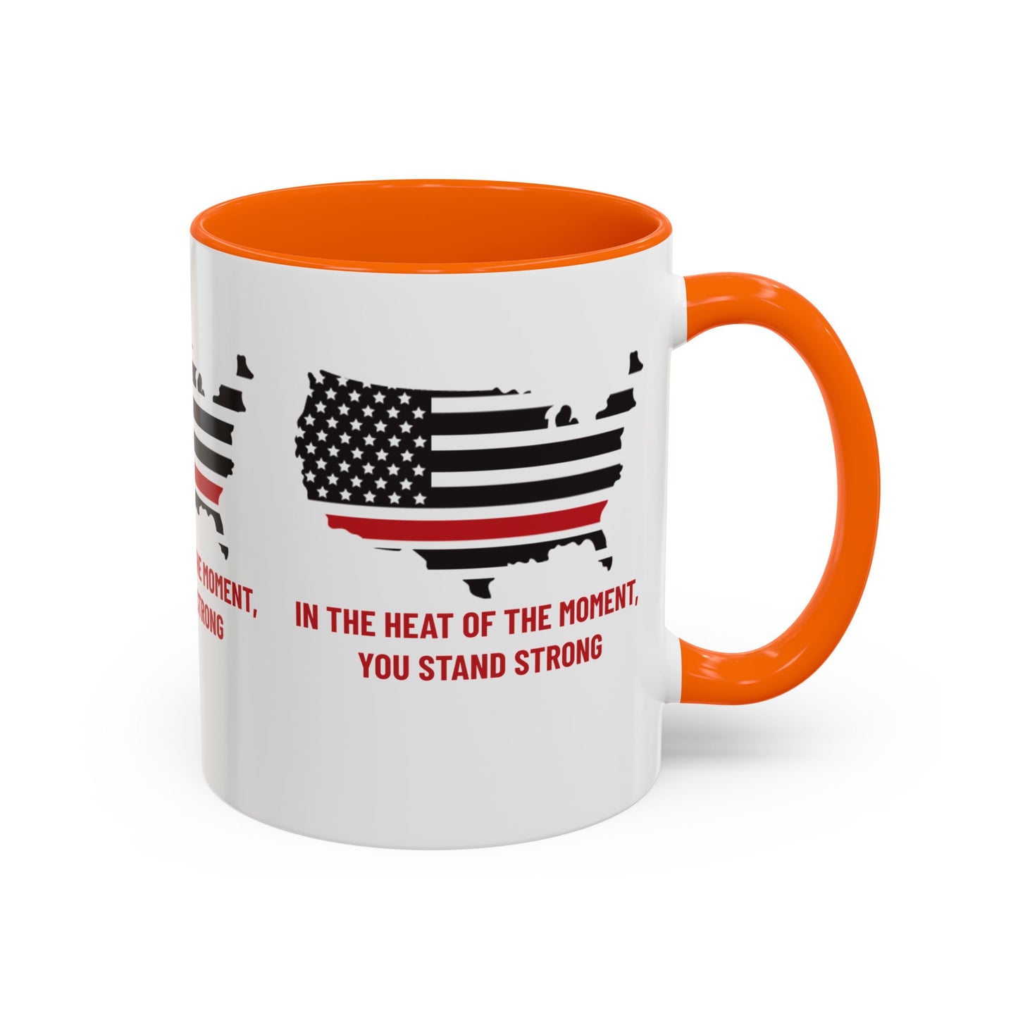 Firefighter Accent Coffee Mug – In the heat of the moment, you stand strong