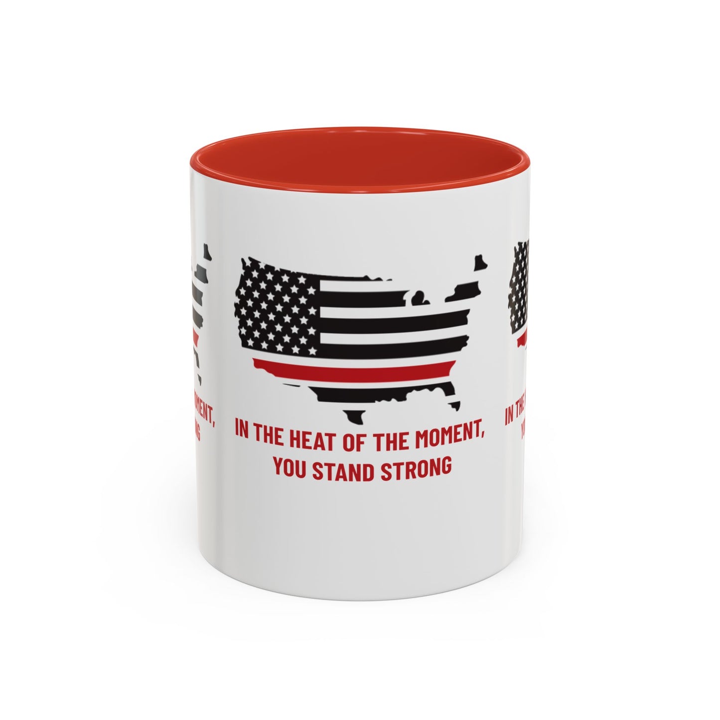 Firefighter Accent Coffee Mug – In the heat of the moment, you stand strong