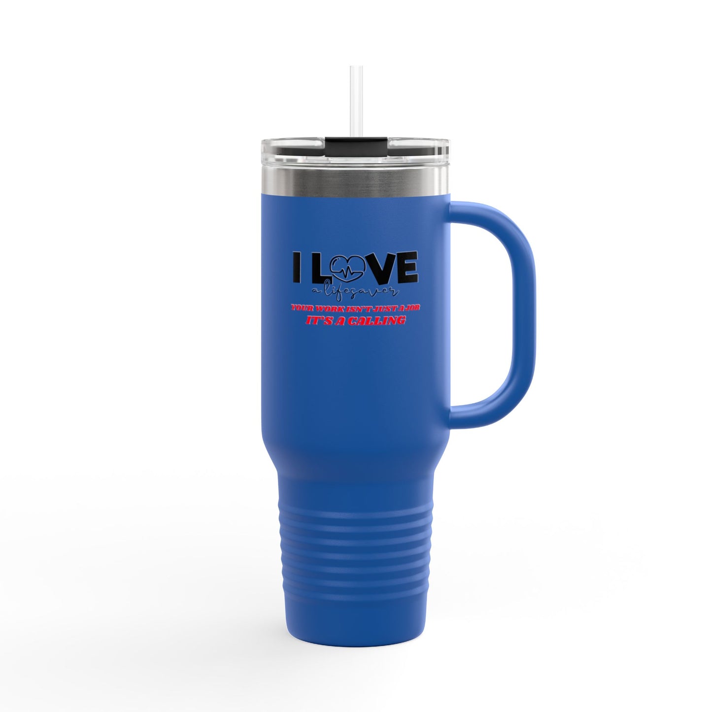 EMS Insulated Travel Mug, 40oz - Your work isn’t just a job, it’s a calling
