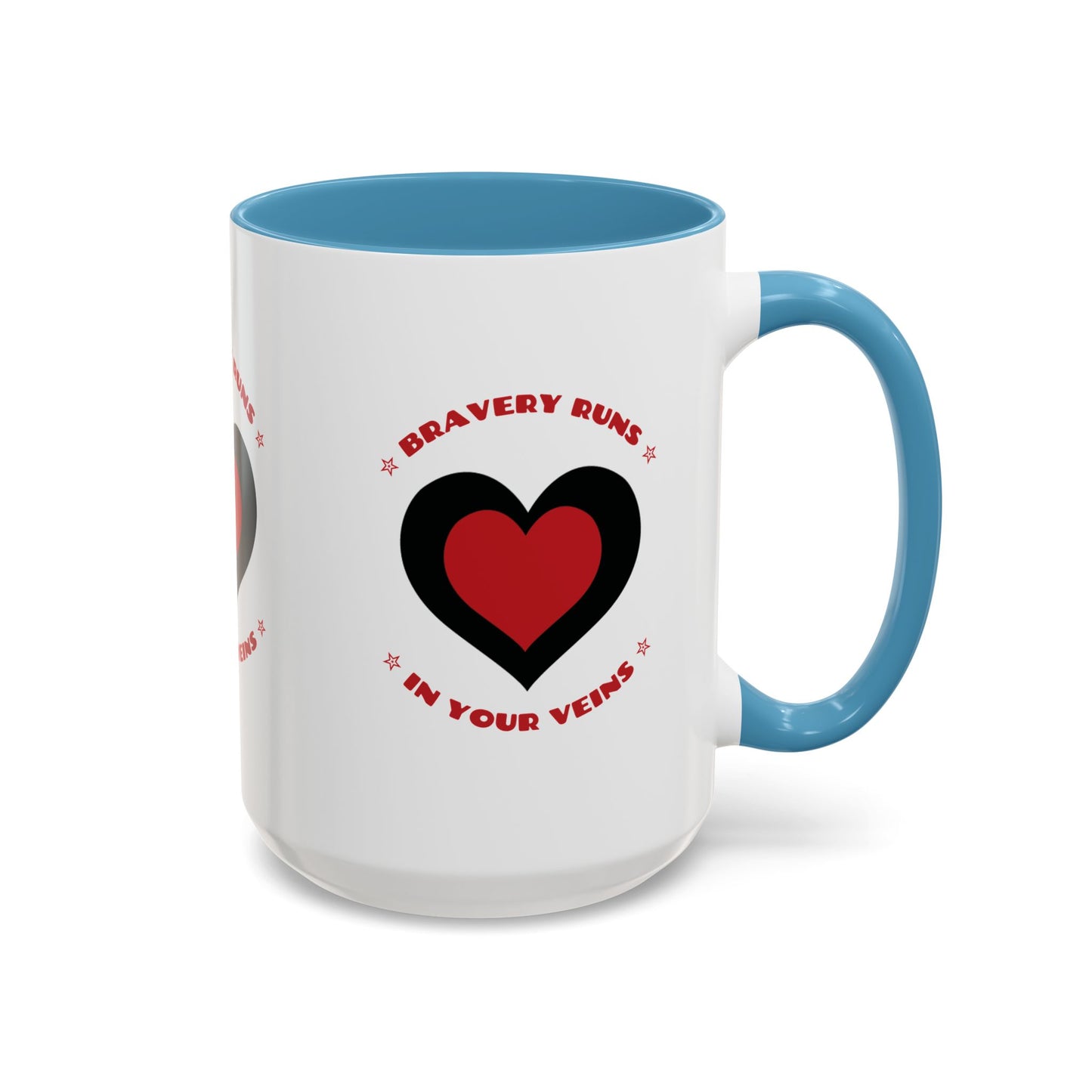 Firefighter Accent Coffee Mug – Bravery runs in your veins