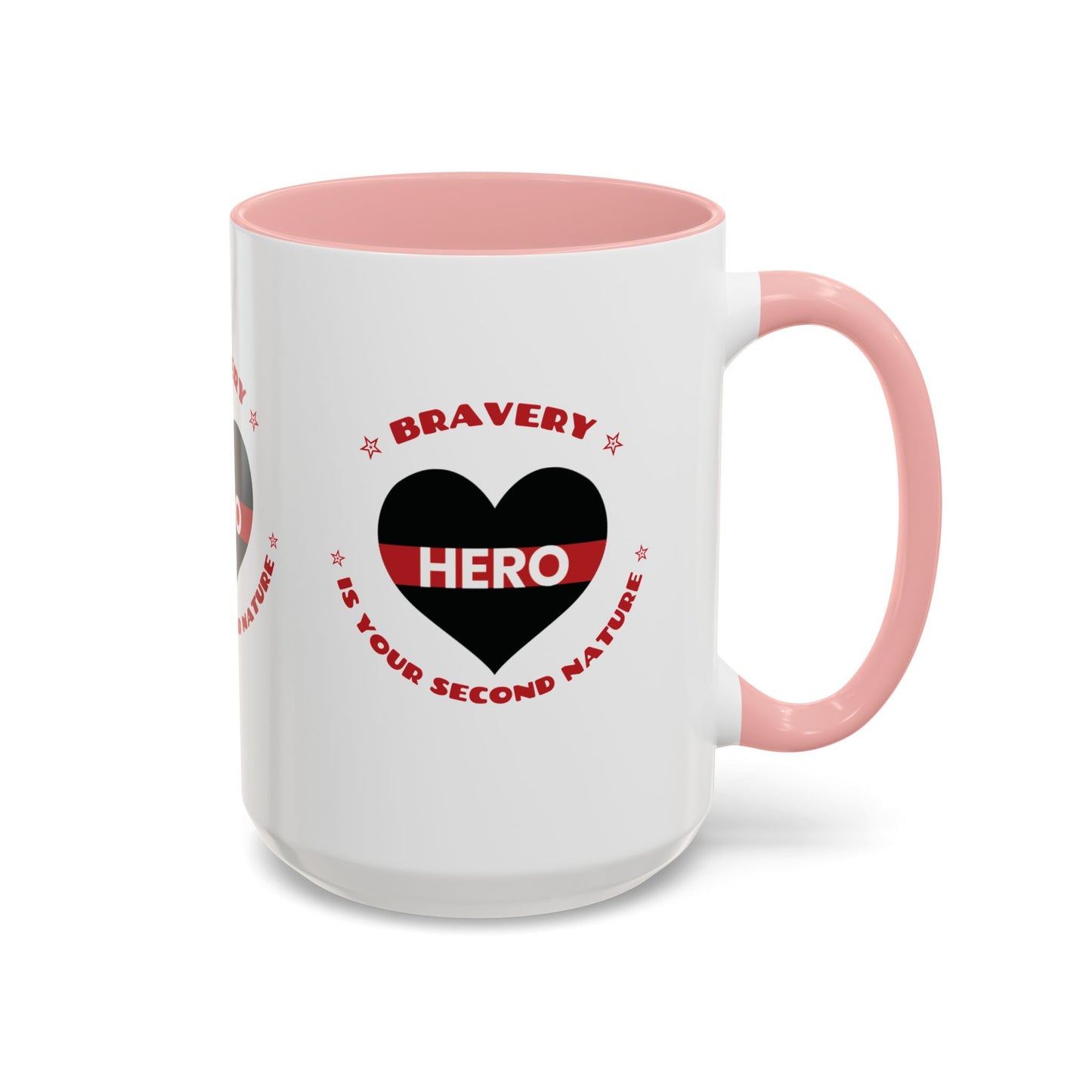 Firefighter Accent Coffee Mug – Bravery is your second nature