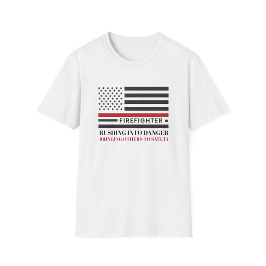 Firefighter Softstyle T-Shirt – Rushing into danger, bringing others to safety