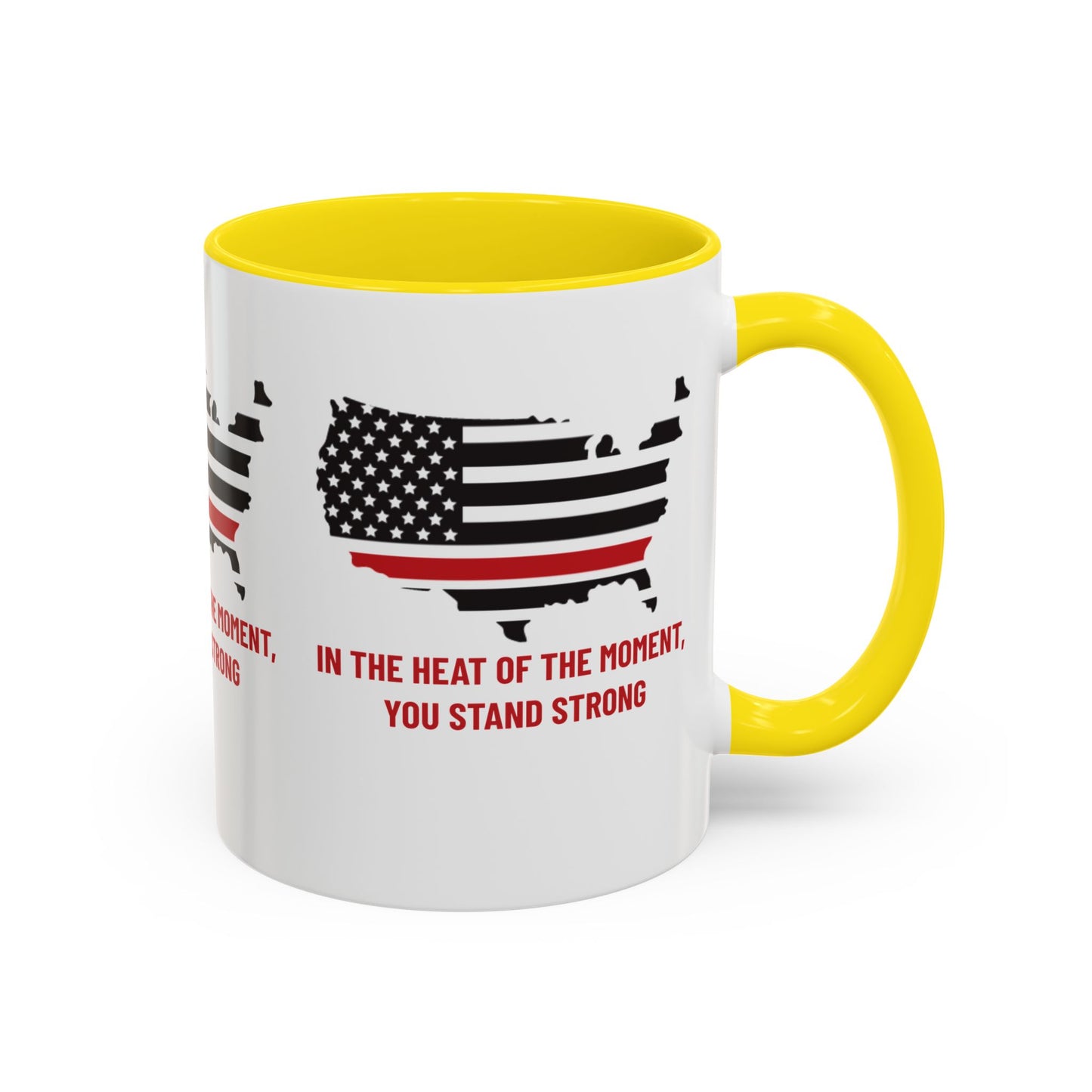 Firefighter Accent Coffee Mug – In the heat of the moment, you stand strong