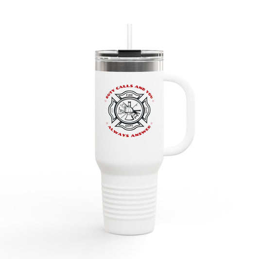 Firefighter Insulated Travel Mug, 40oz – Duty calls, and you always answer