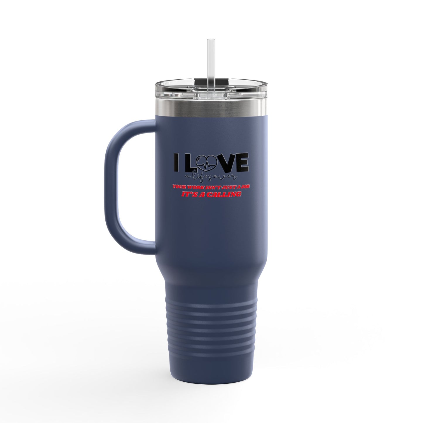 EMS Insulated Travel Mug, 40oz - Your work isn’t just a job, it’s a calling