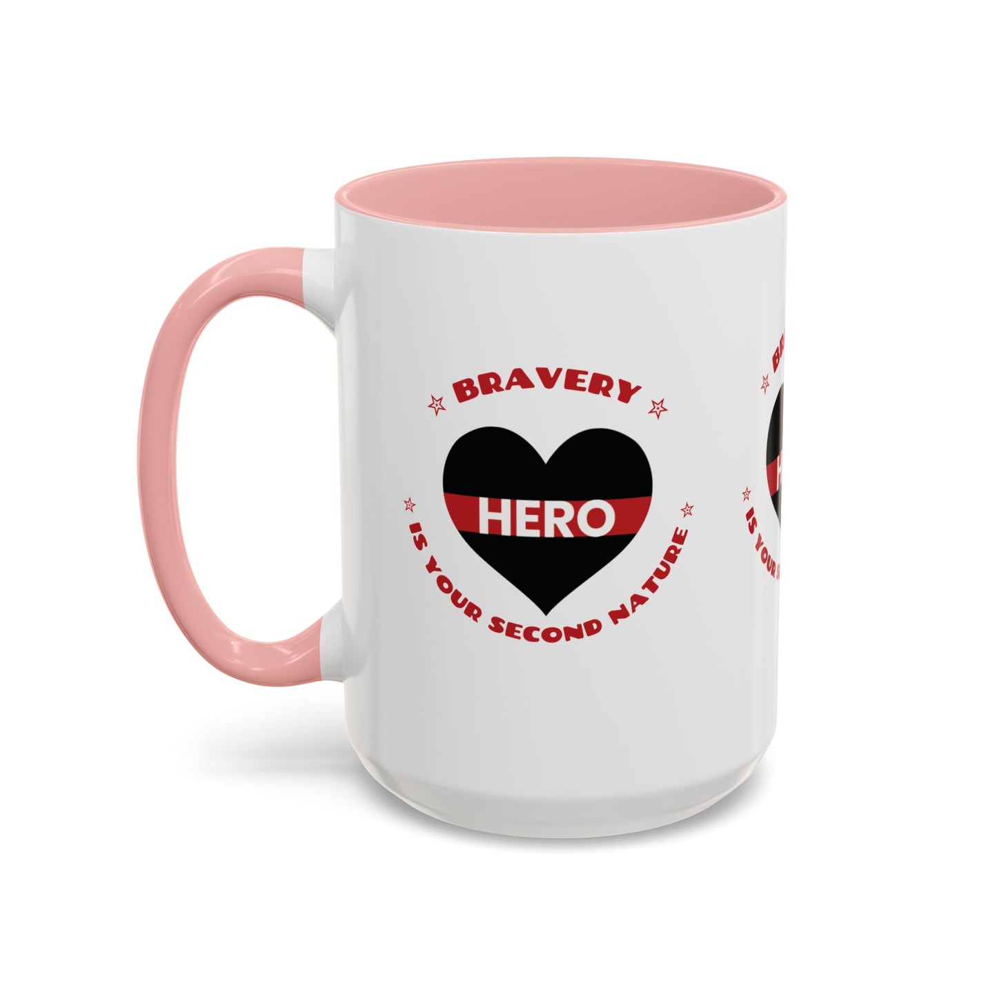 Firefighter Accent Coffee Mug – Bravery is your second nature