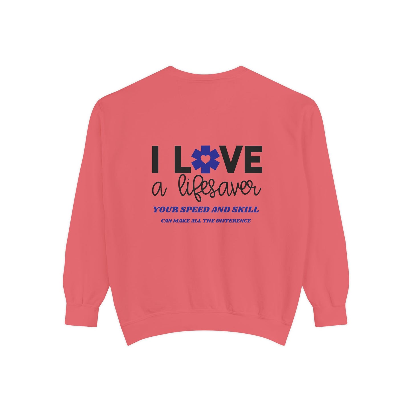 EMS Unisex Garment-Dyed Sweatshirt –Your speed and skill can make all the difference