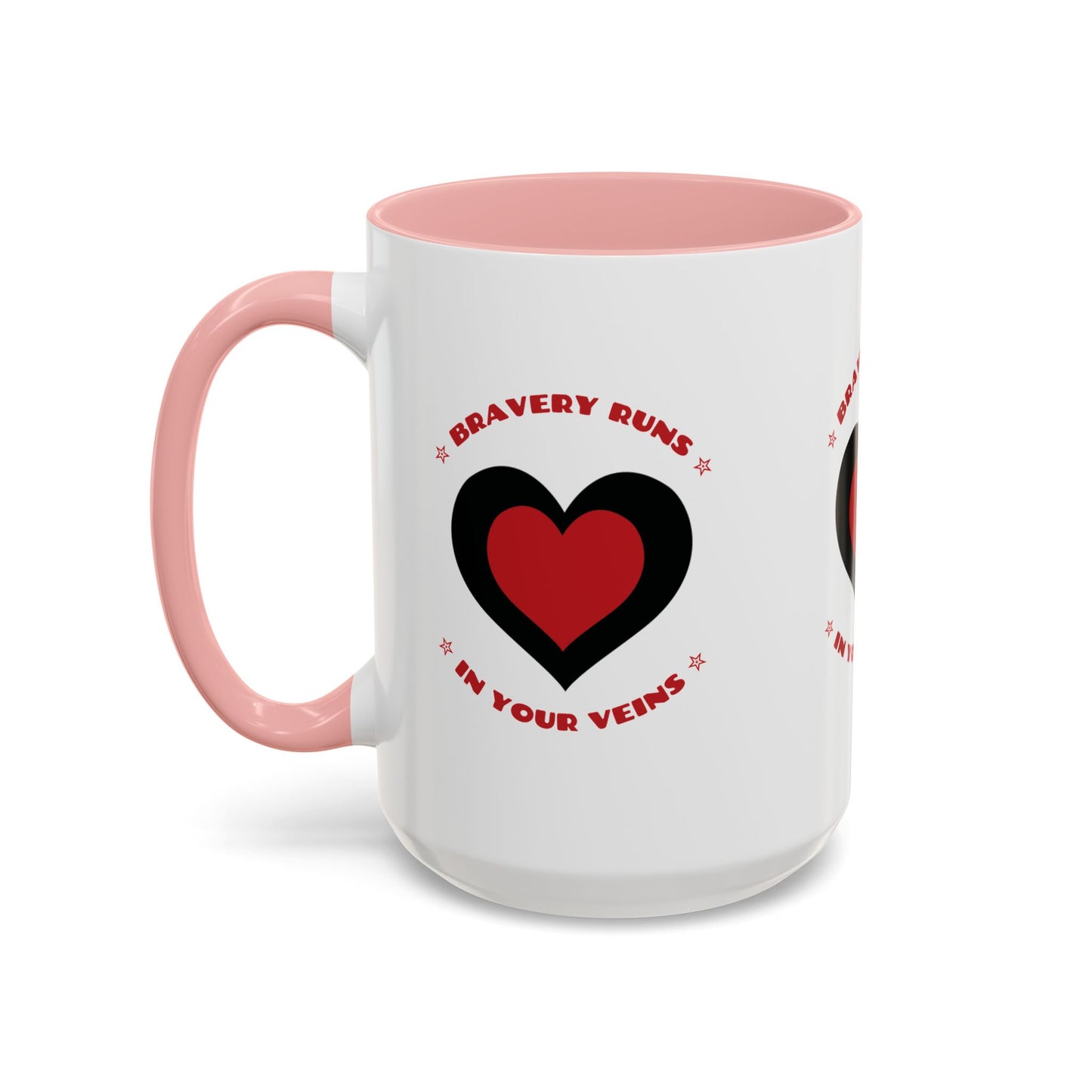 Firefighter Accent Coffee Mug – Bravery runs in your veins
