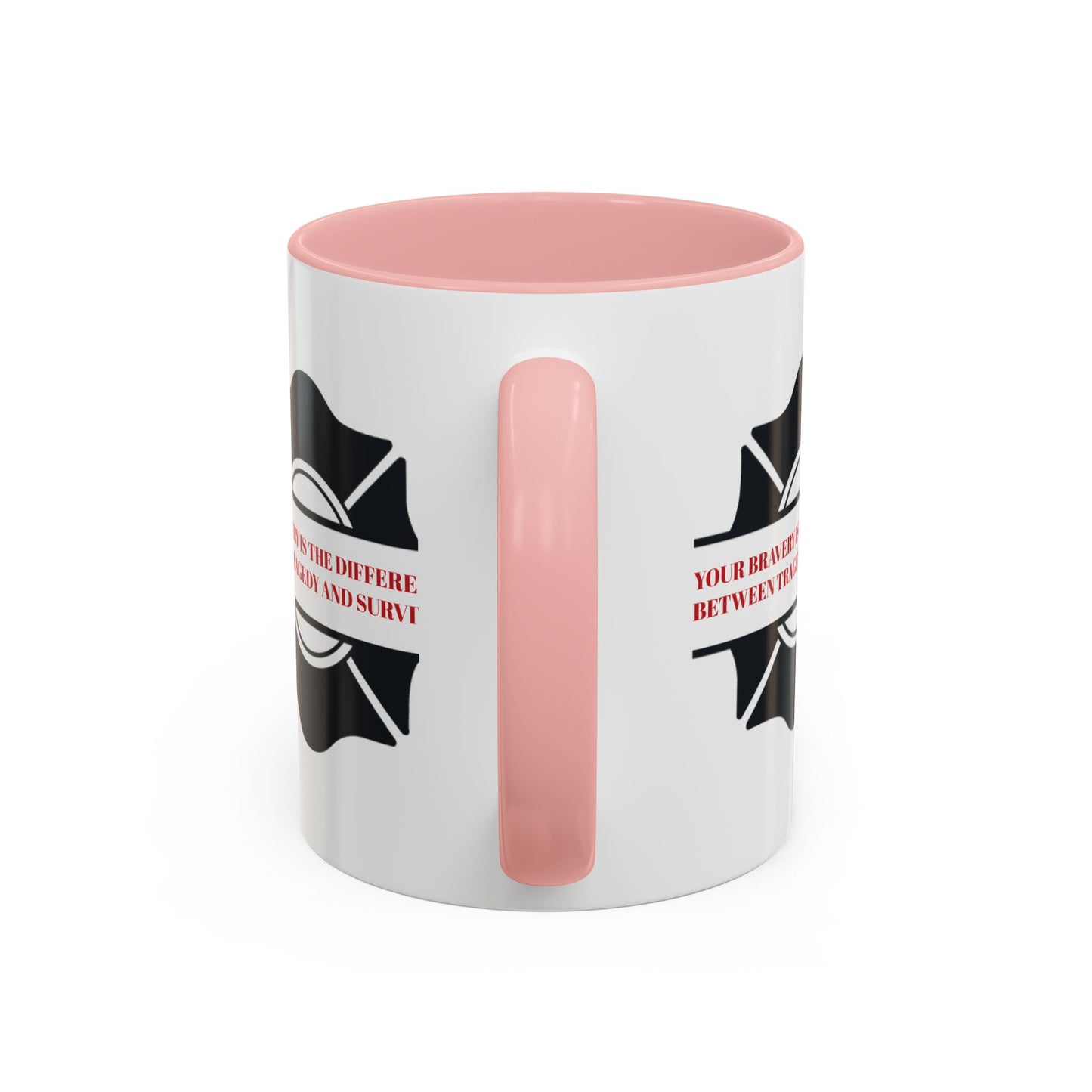 Firefighter Accent Coffee Mug – Your bravery is the difference between tragedy and survival