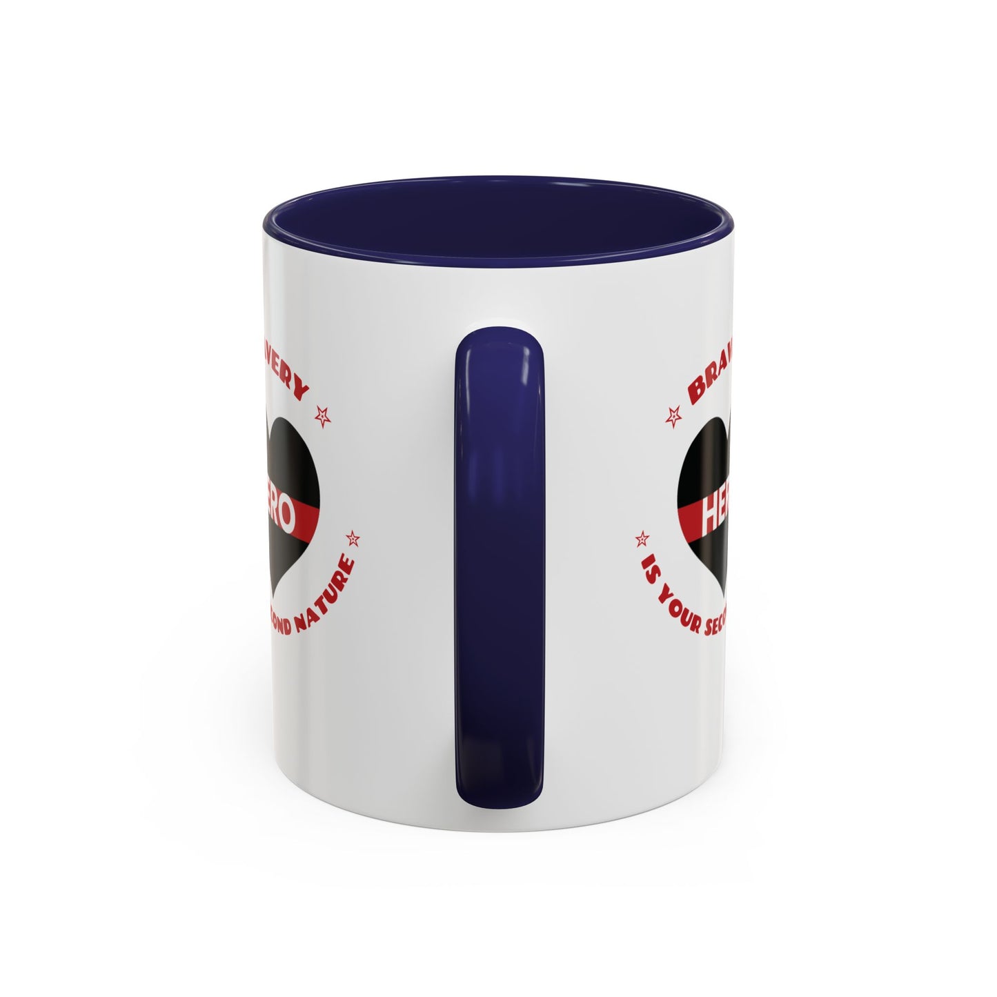 Firefighter Accent Coffee Mug – Bravery is your second nature