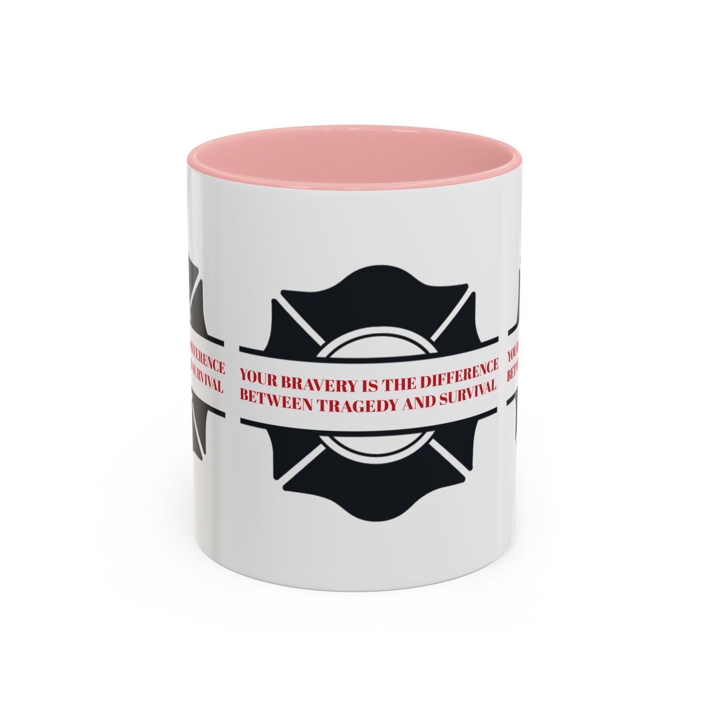 Firefighter Accent Coffee Mug – Your bravery is the difference between tragedy and survival