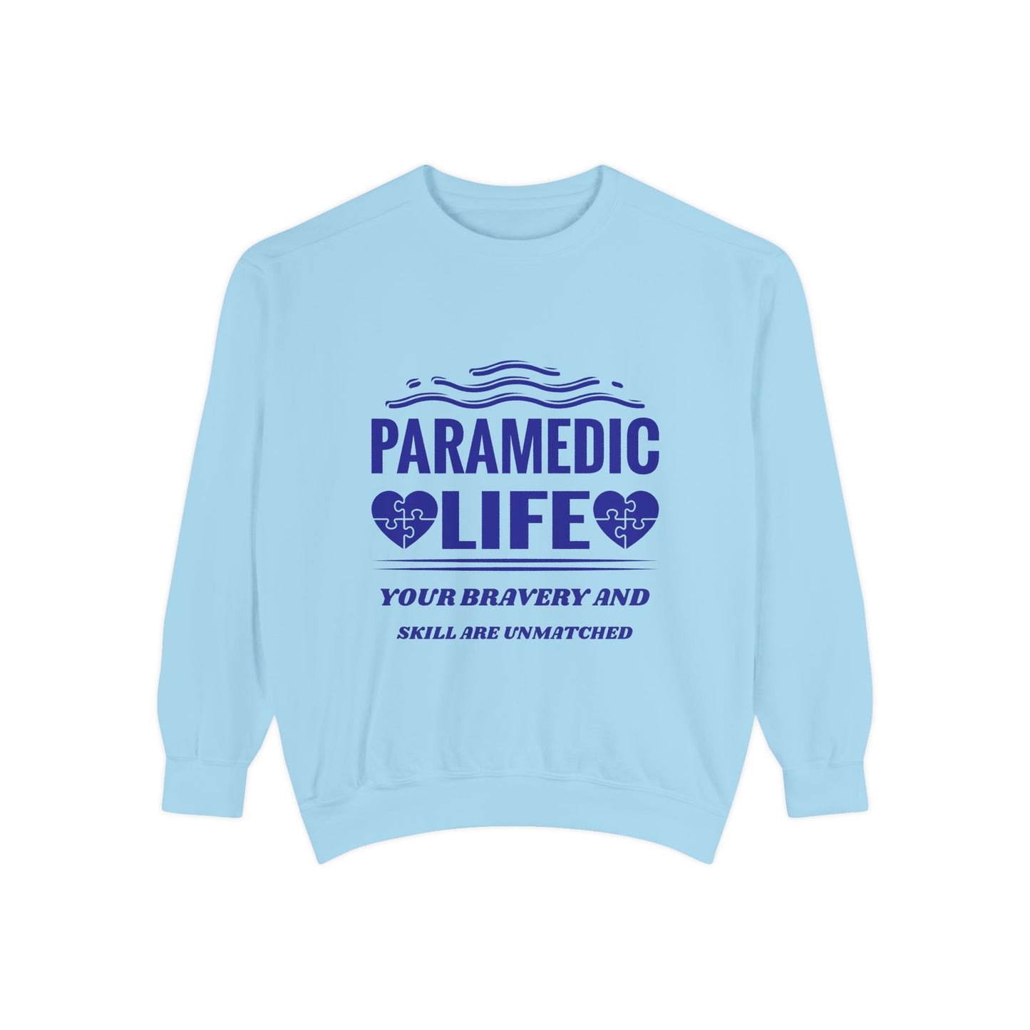 EMS Unisex Garment-Dyed Sweatshirt –Your bravery and skill are unmatched